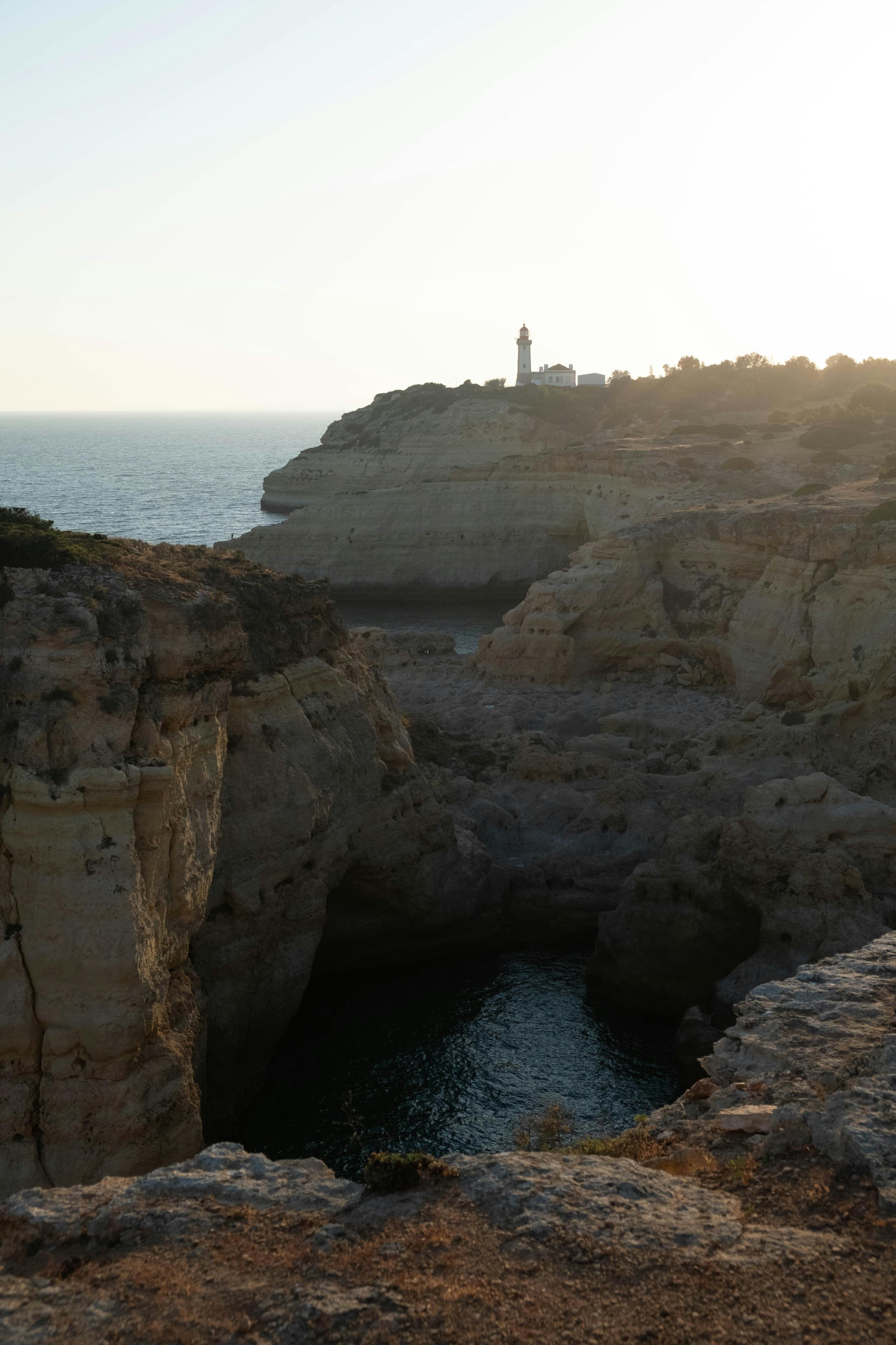 Faro old town and the lagoon at low tide