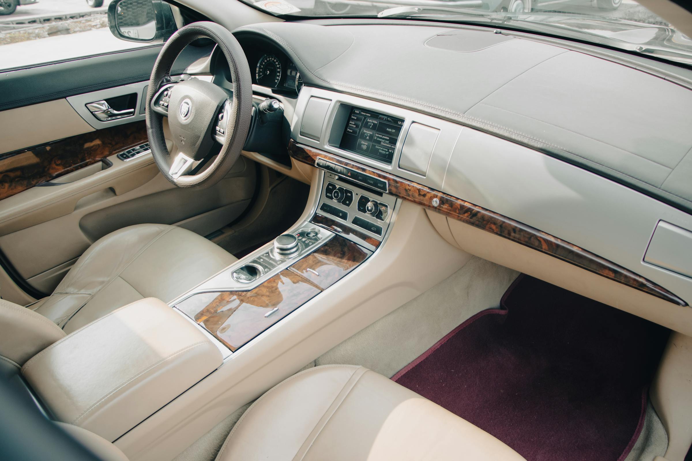 Premium sedan interior